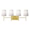 Afx Rose 4-Light LED Vanity - Satin Brass ROSV2711CBSB - alternate 2
